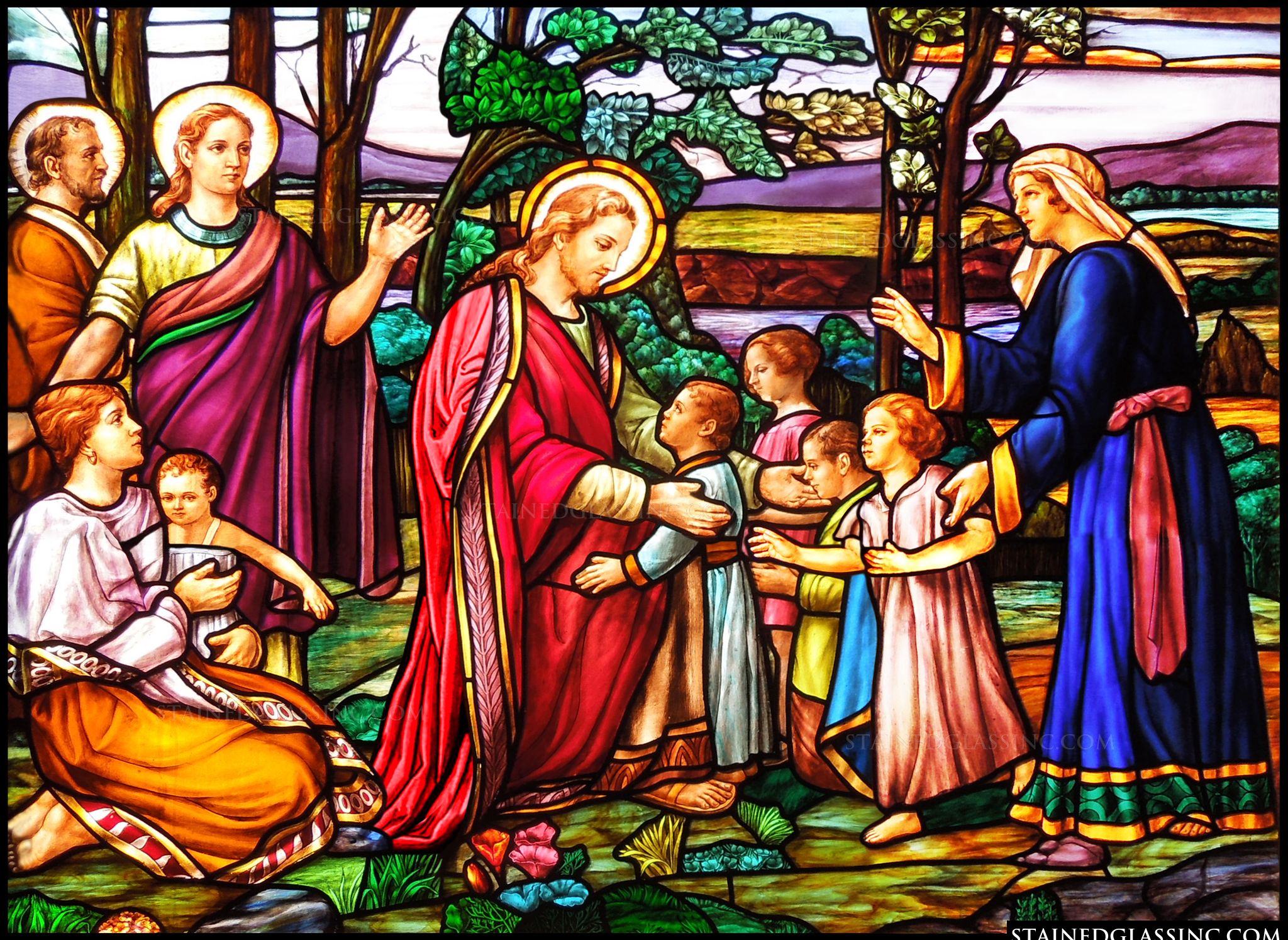 Detail Jesus Christ With Children Wallpaper Nomer 33