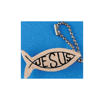 Detail Jesus Fish Keychain Nomer 9