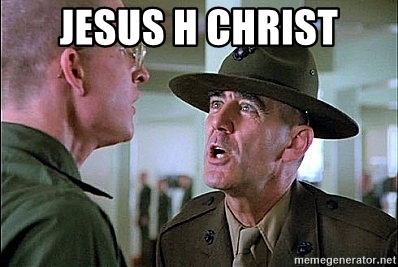 Jesus H Christ Full Metal Jacket - KibrisPDR