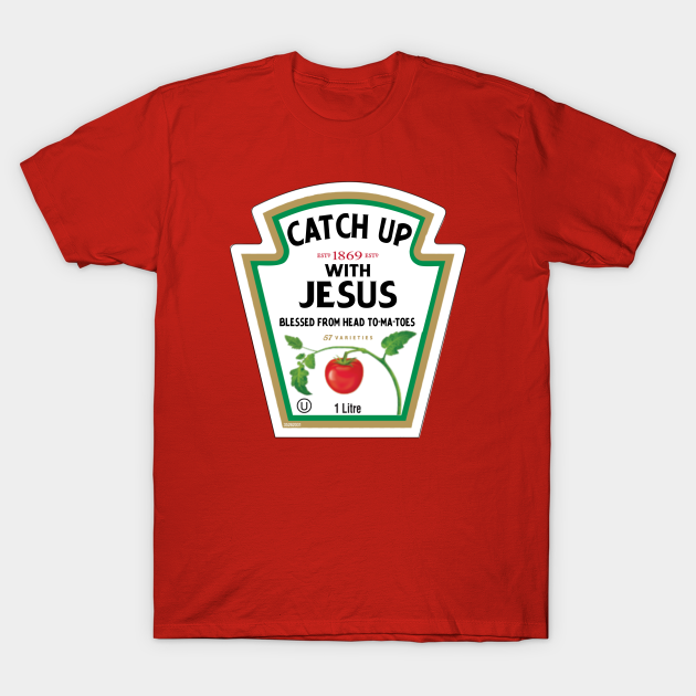 Detail Jesus Ketchup Shirt Nomer 2