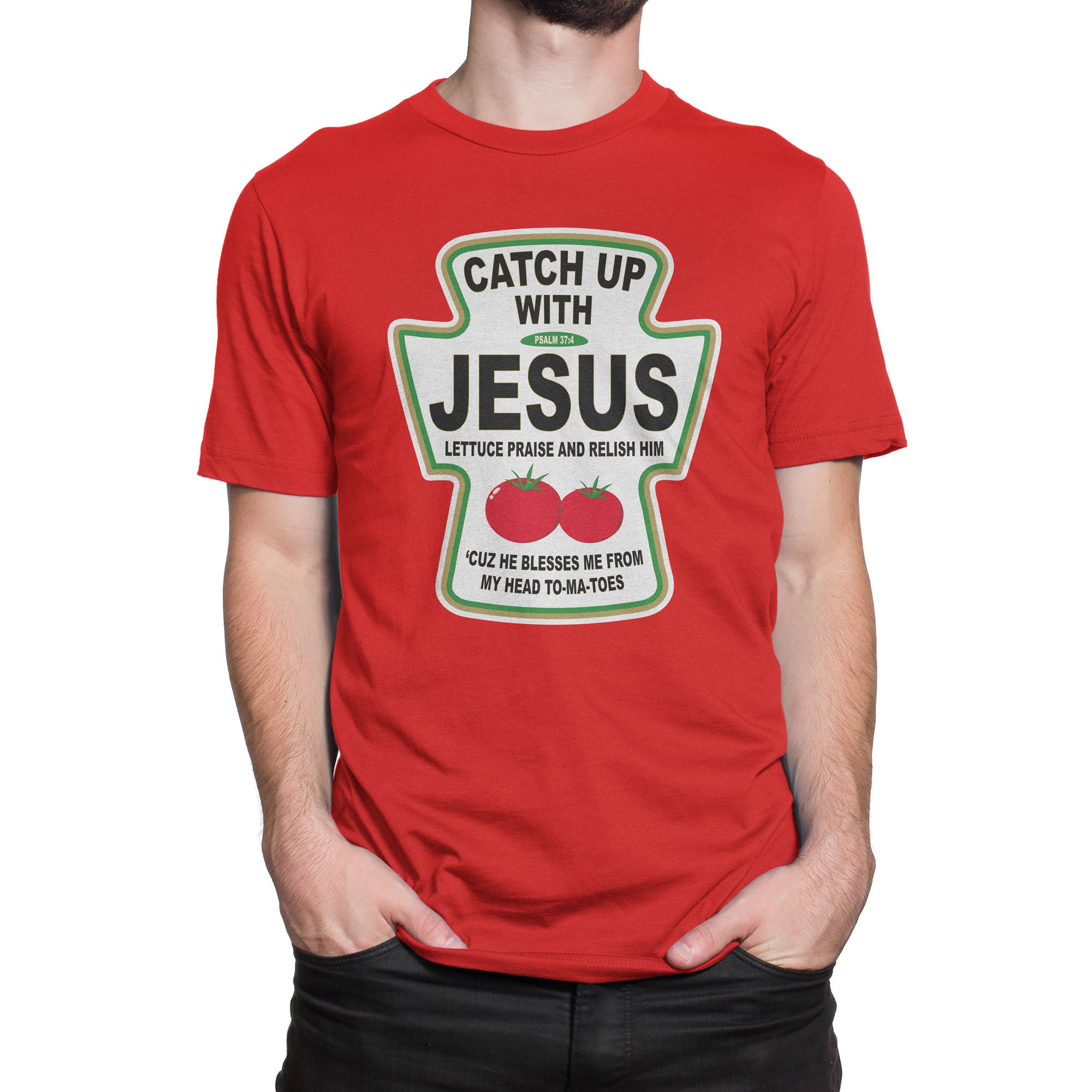Detail Jesus Ketchup Shirt Nomer 13