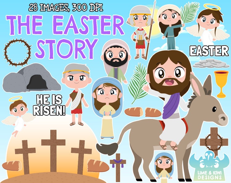 Detail Jesus On A Donkey Clipart Nomer 40