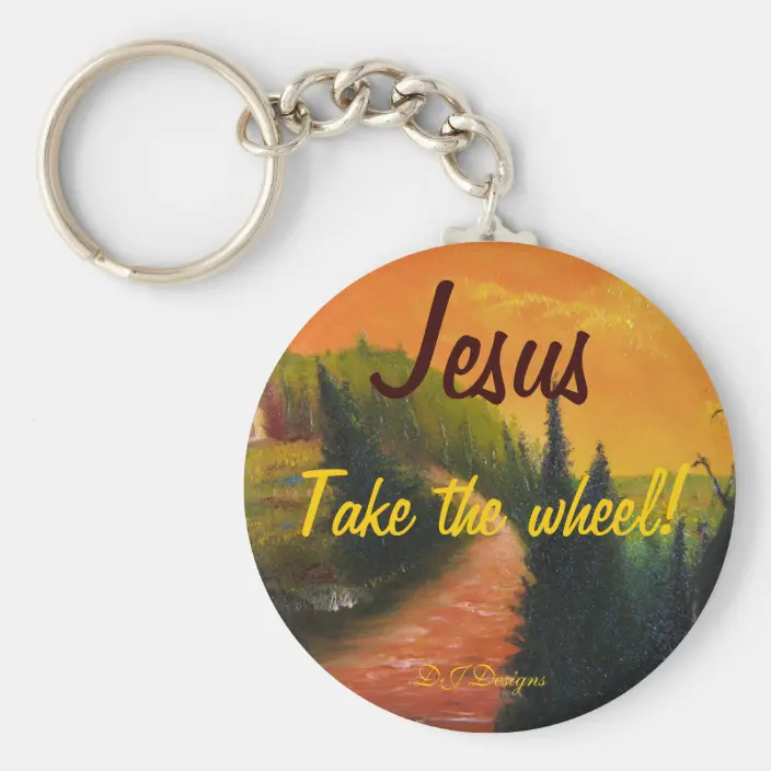 Detail Jesus Take The Wheel Keychain Nomer 5