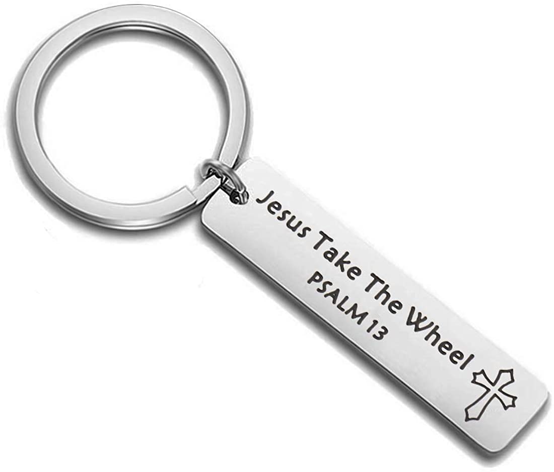 Detail Jesus Take The Wheel Keychain Nomer 9