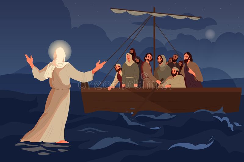 Detail Jesus Walking On Water Clipart Nomer 2