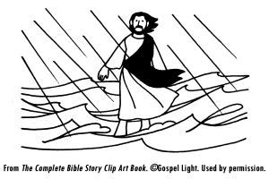 Detail Jesus Walking On Water Clipart Nomer 14