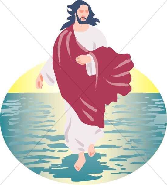 Detail Jesus Walking On Water Clipart Nomer 16