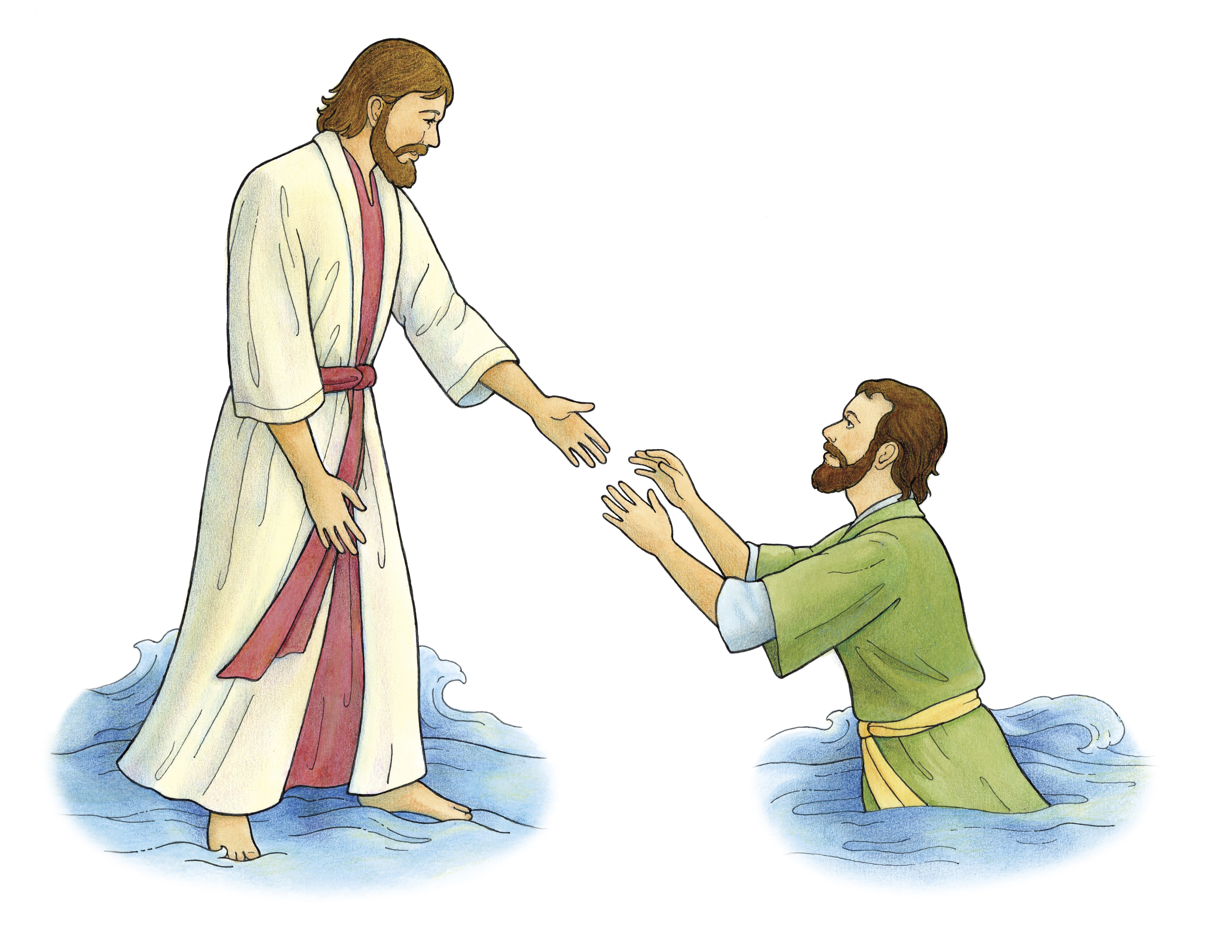 Detail Jesus Walking On Water Clipart Nomer 10