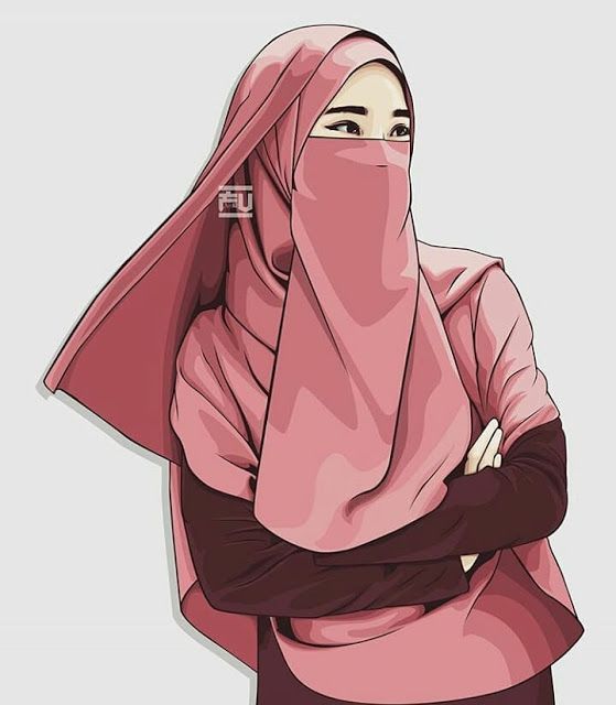 Detail Jilbab Kartun Muslimah Nomer 10