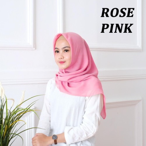 Jilbab Warna Pink Rose - KibrisPDR