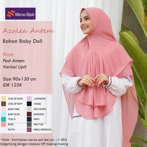 Detail Jilbab Warna Pink Rose Nomer 24