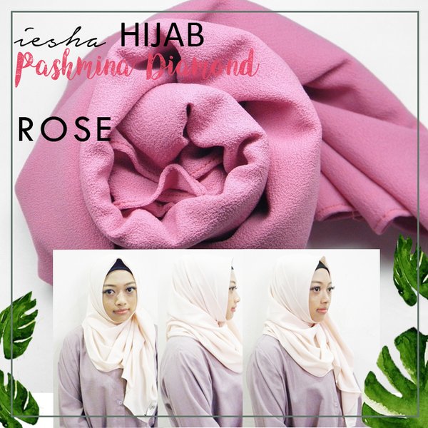 Detail Jilbab Warna Pink Rose Nomer 26