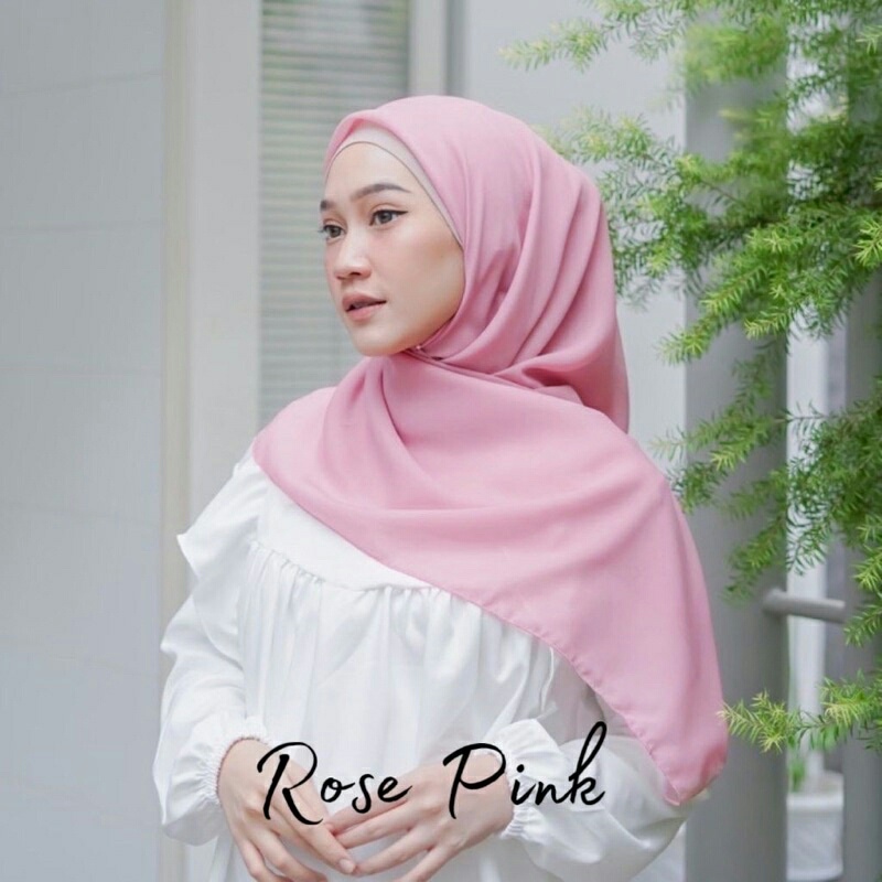 Detail Jilbab Warna Pink Rose Nomer 48