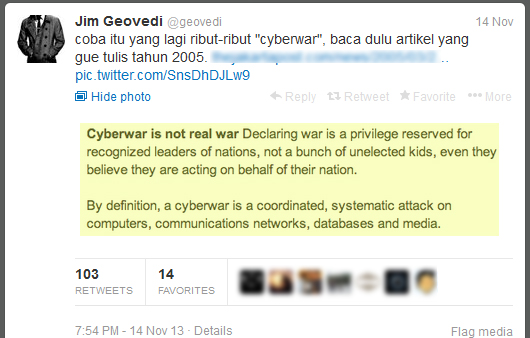 Jim Geovedi Vs Anonymous - KibrisPDR