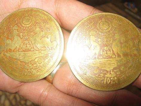 Detail Jimat Uang Logam Kuno Nomer 22