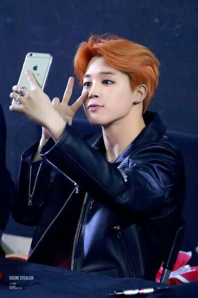 Detail Jimin Orange Hair Nomer 16