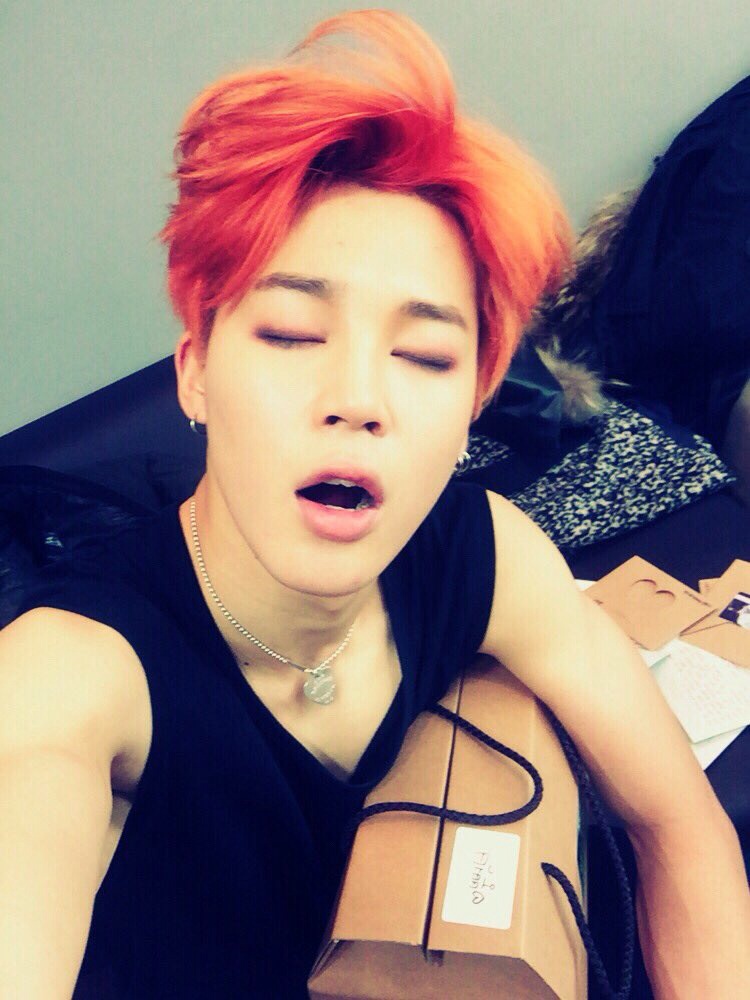 Detail Jimin Orange Hair Nomer 17