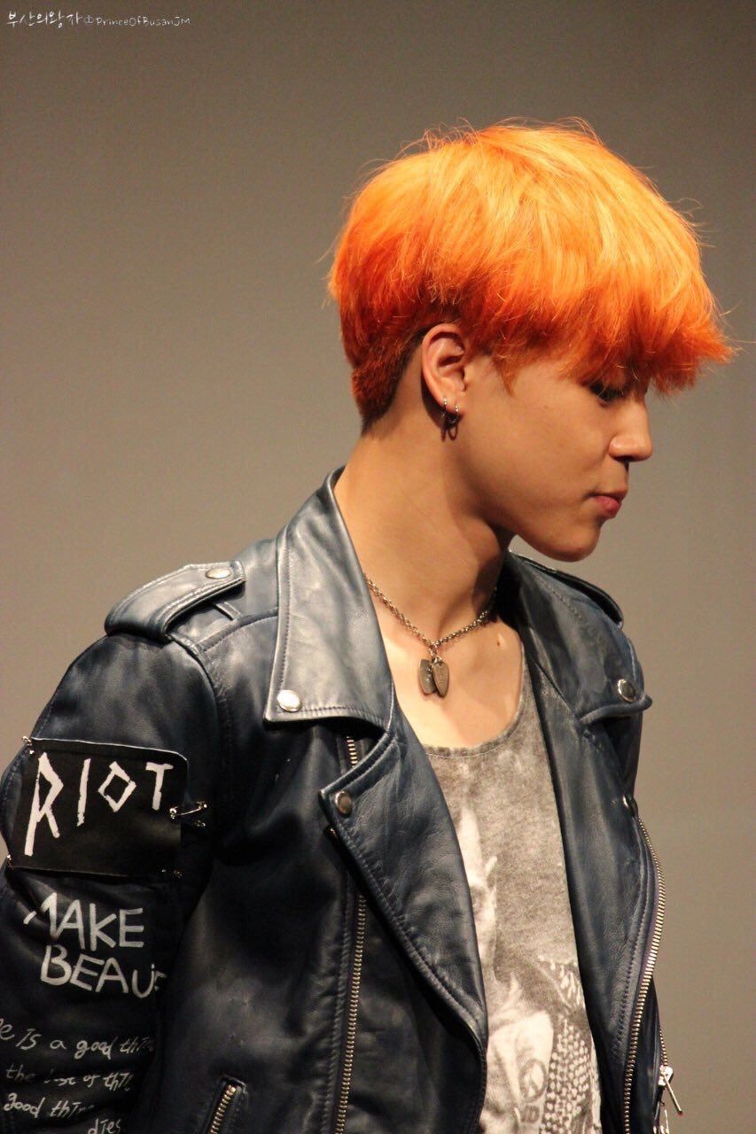 Detail Jimin Orange Hair Nomer 22