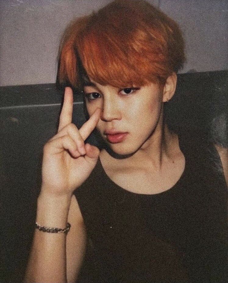 Detail Jimin Orange Hair Nomer 4