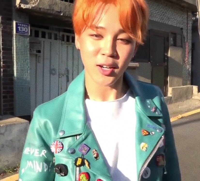 Detail Jimin Orange Hair Nomer 28