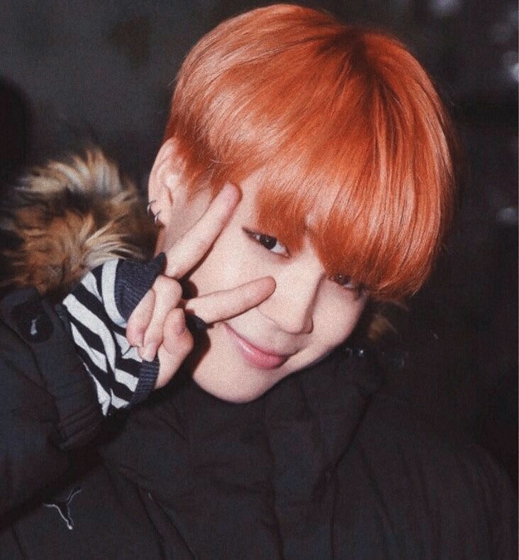 Detail Jimin Orange Hair Nomer 47