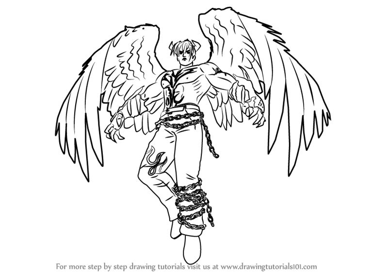 Detail Jin Kazama Devil Nomer 31
