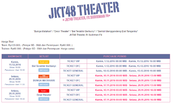 Detail Jkt48 Com Schedule Nomer 12