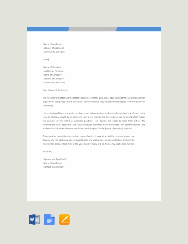 Job Application Letter Contoh - 58+ Koleksi Gambar