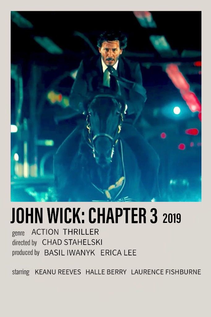 Detail John Wick Movie Poster Nomer 46