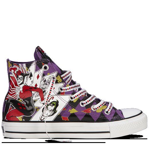 Detail Joker And Harley Quinn Converse Shoes Nomer 11