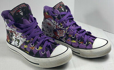 Detail Joker And Harley Quinn Converse Shoes Nomer 34