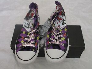 Detail Joker And Harley Quinn Converse Shoes Nomer 35