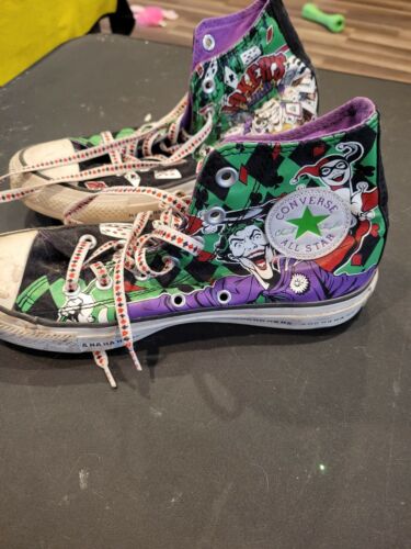 Detail Joker And Harley Quinn Converse Shoes Nomer 40