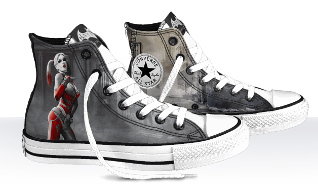 Detail Joker And Harley Quinn Converse Shoes Nomer 41