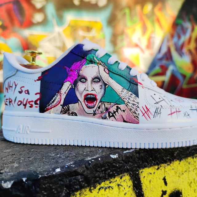 Detail Joker And Harley Quinn Vans Shoes Nomer 31