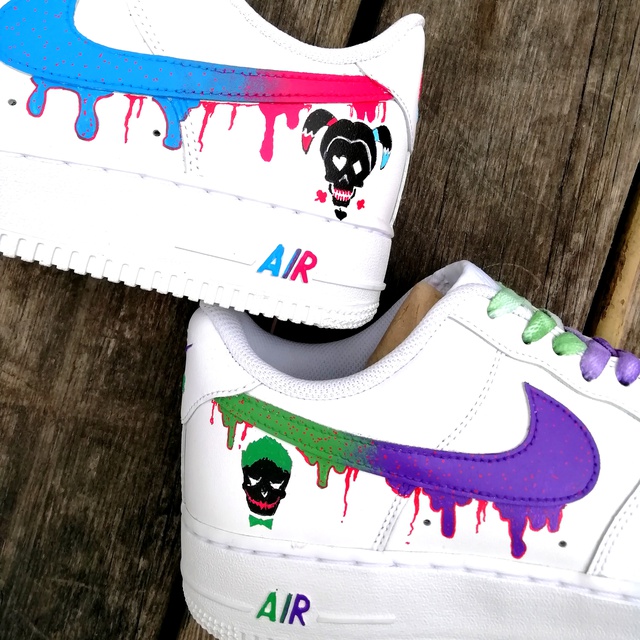 Detail Joker And Harley Quinn Vans Shoes Nomer 49