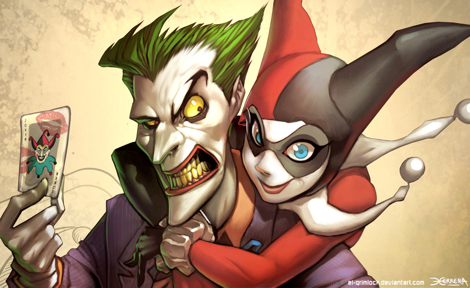 Detail Joker And Harley Wallpaper Nomer 18