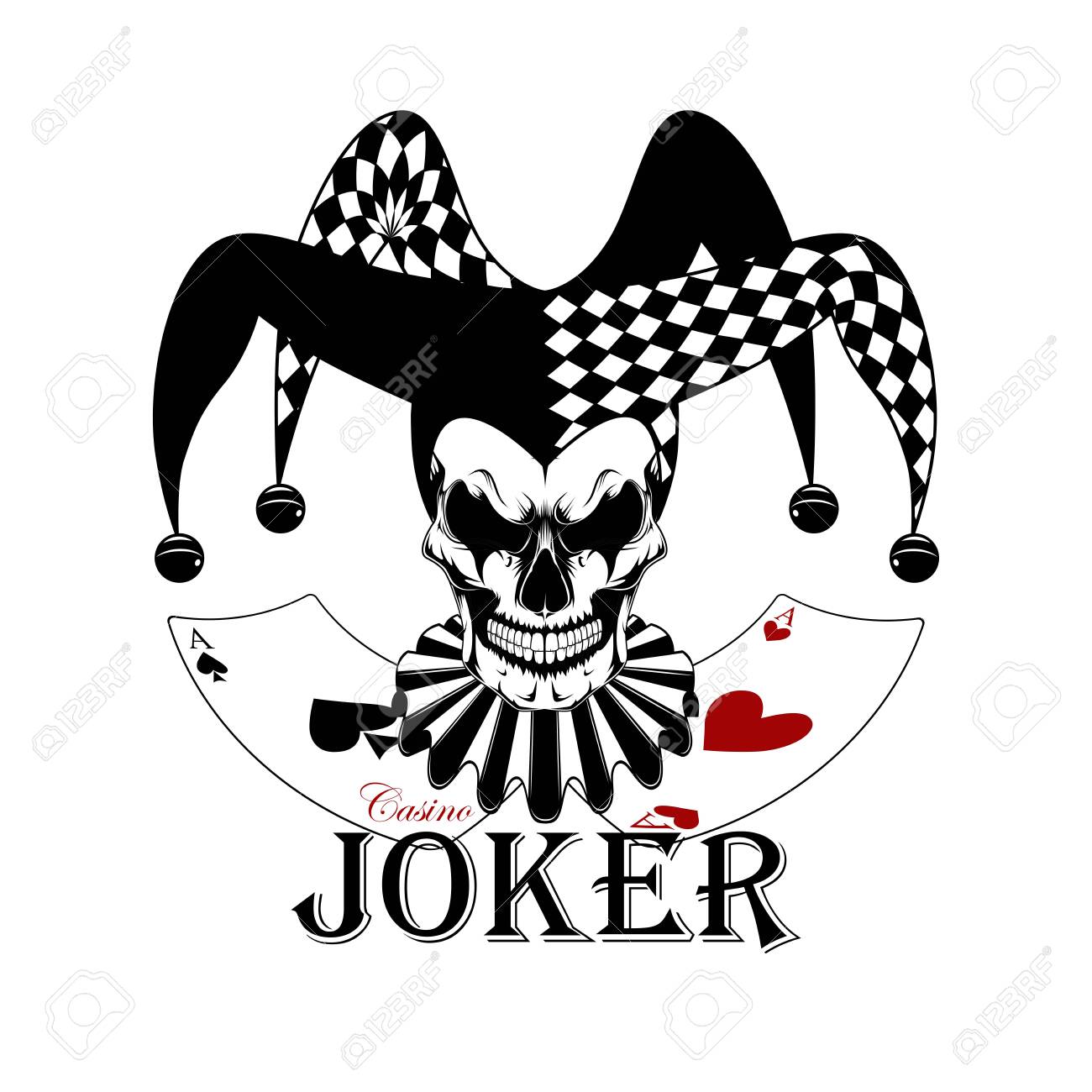 Detail Joker Black And White Nomer 34