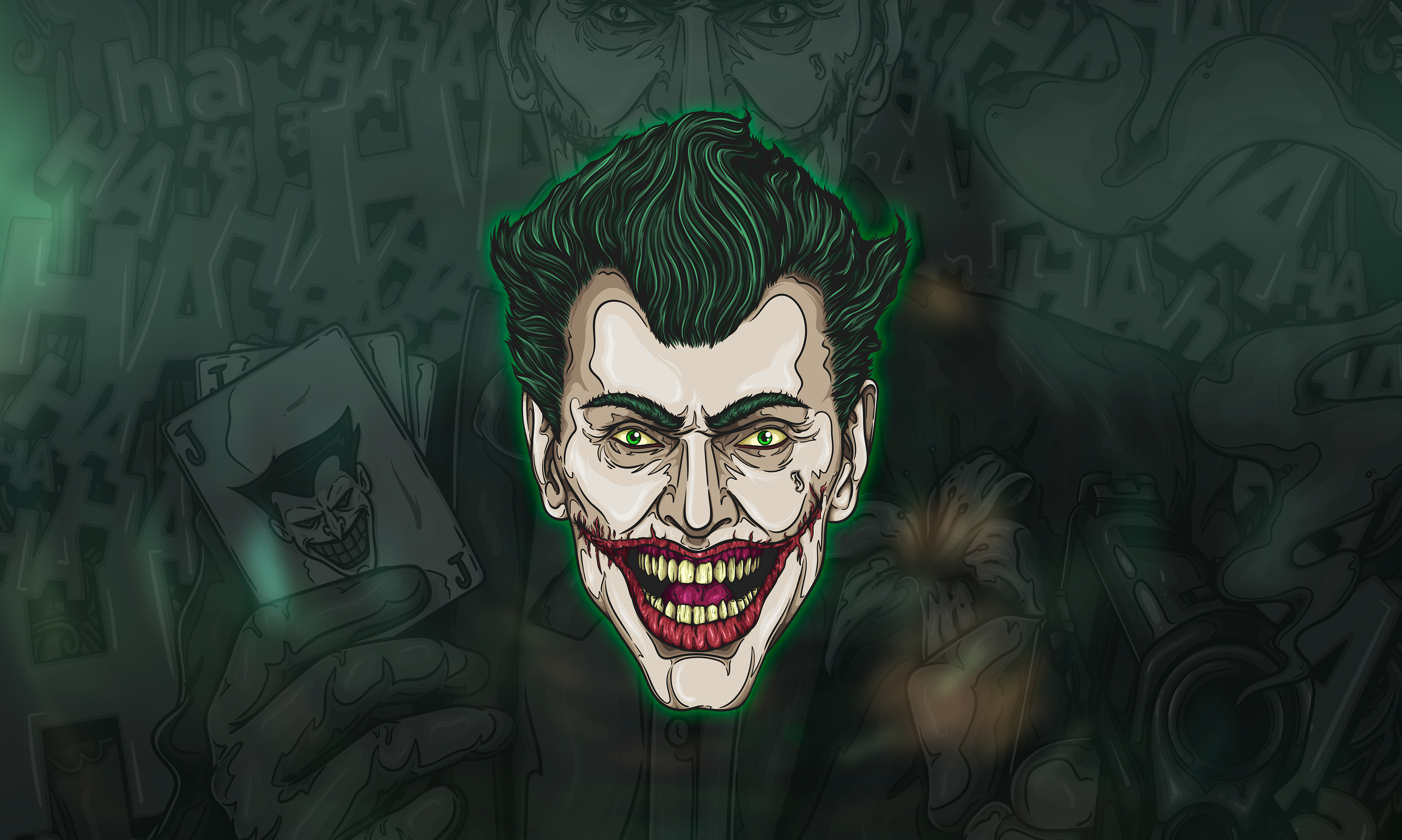 Detail Joker Face Wallpaper Nomer 36