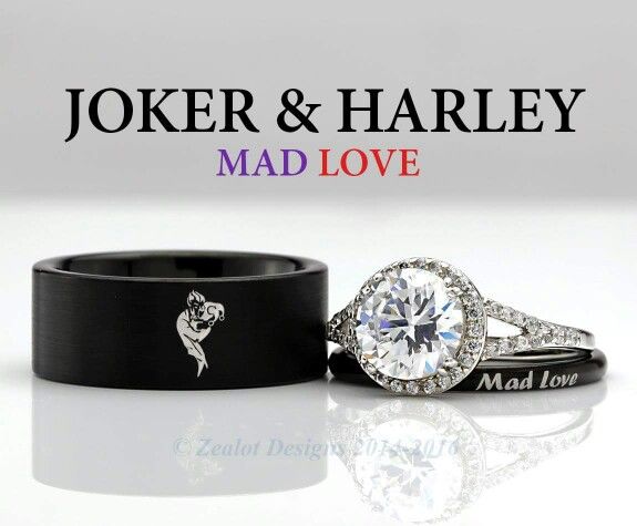 Detail Joker Harley Quinn Wedding Rings Nomer 11