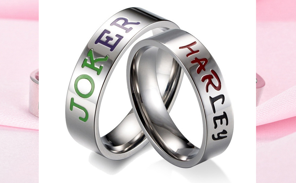 Detail Joker Harley Quinn Wedding Rings Nomer 16