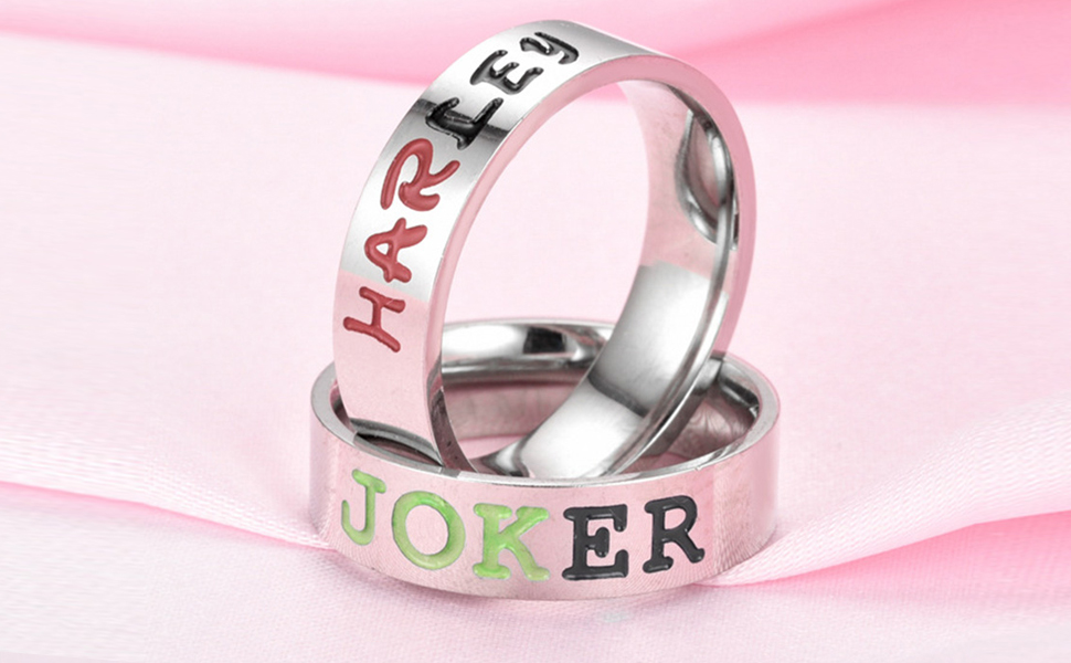 Detail Joker Harley Quinn Wedding Rings Nomer 30