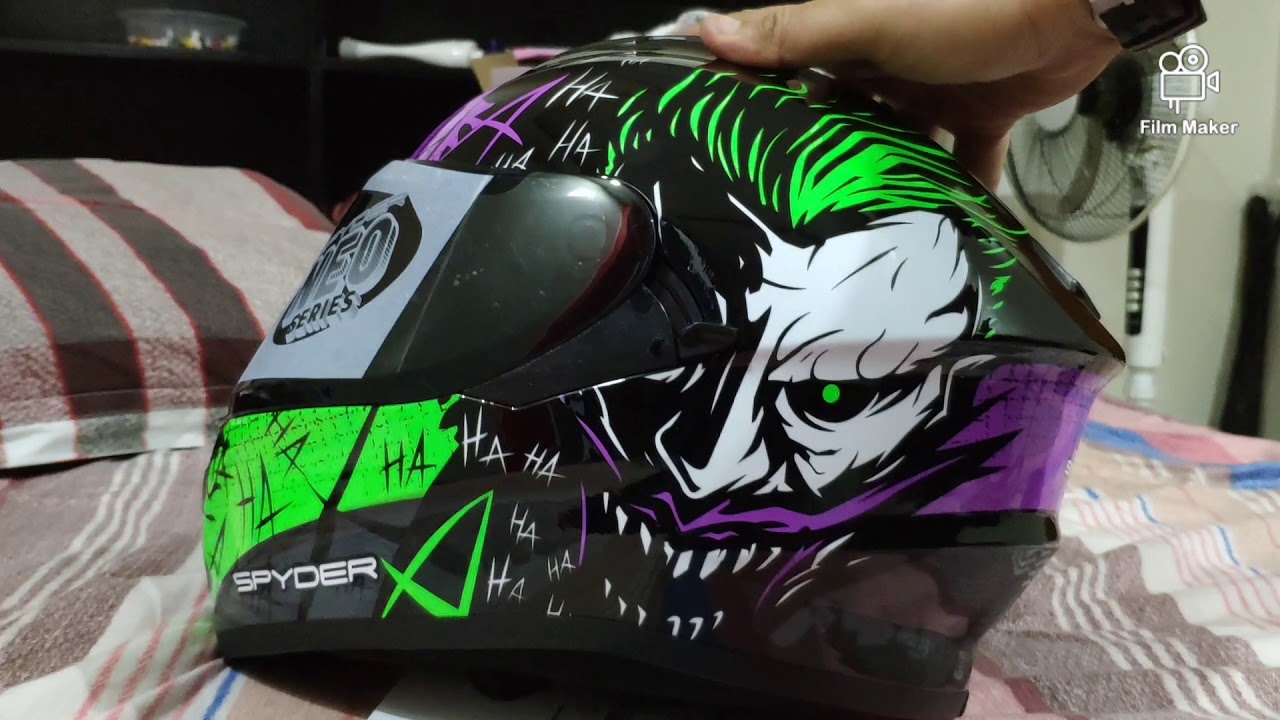 Detail Joker Motorcycle Helmets Nomer 34