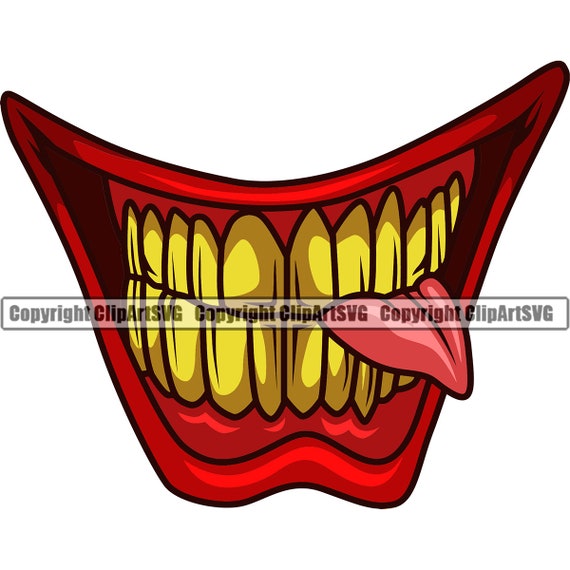 Detail Joker Mouth Grill Nomer 22