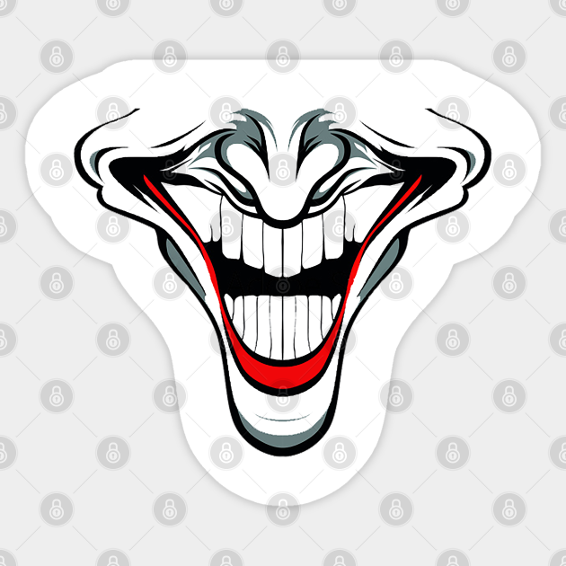 Detail Joker Smile Sticker Nomer 16