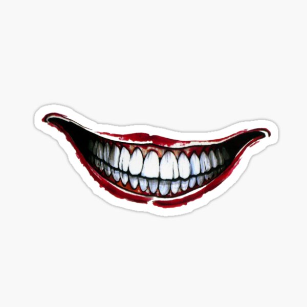 Detail Joker Smile Sticker Nomer 3