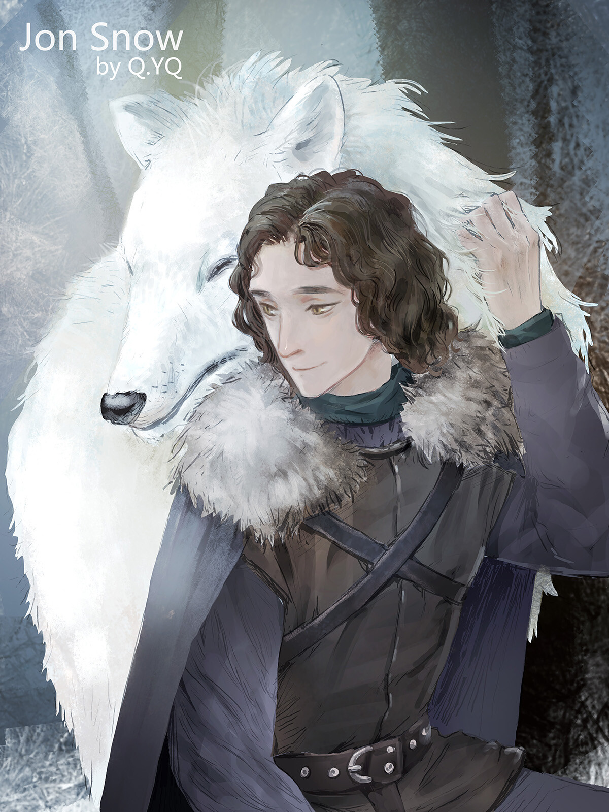 Detail Jon Snow And Ghost Nomer 48