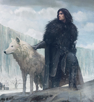 Detail Jon Snow And Ghost Nomer 10