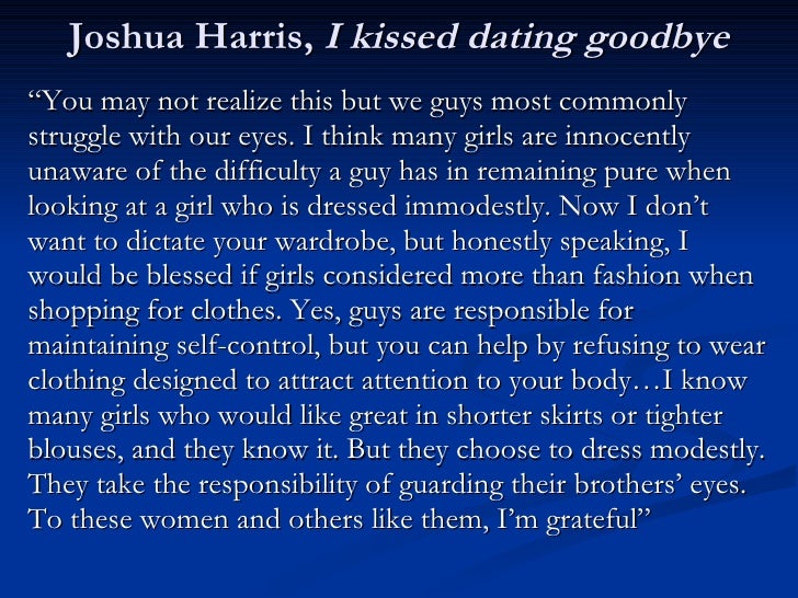 Detail Joshua Harris I Kissed Dating Goodbye Quotes Nomer 46