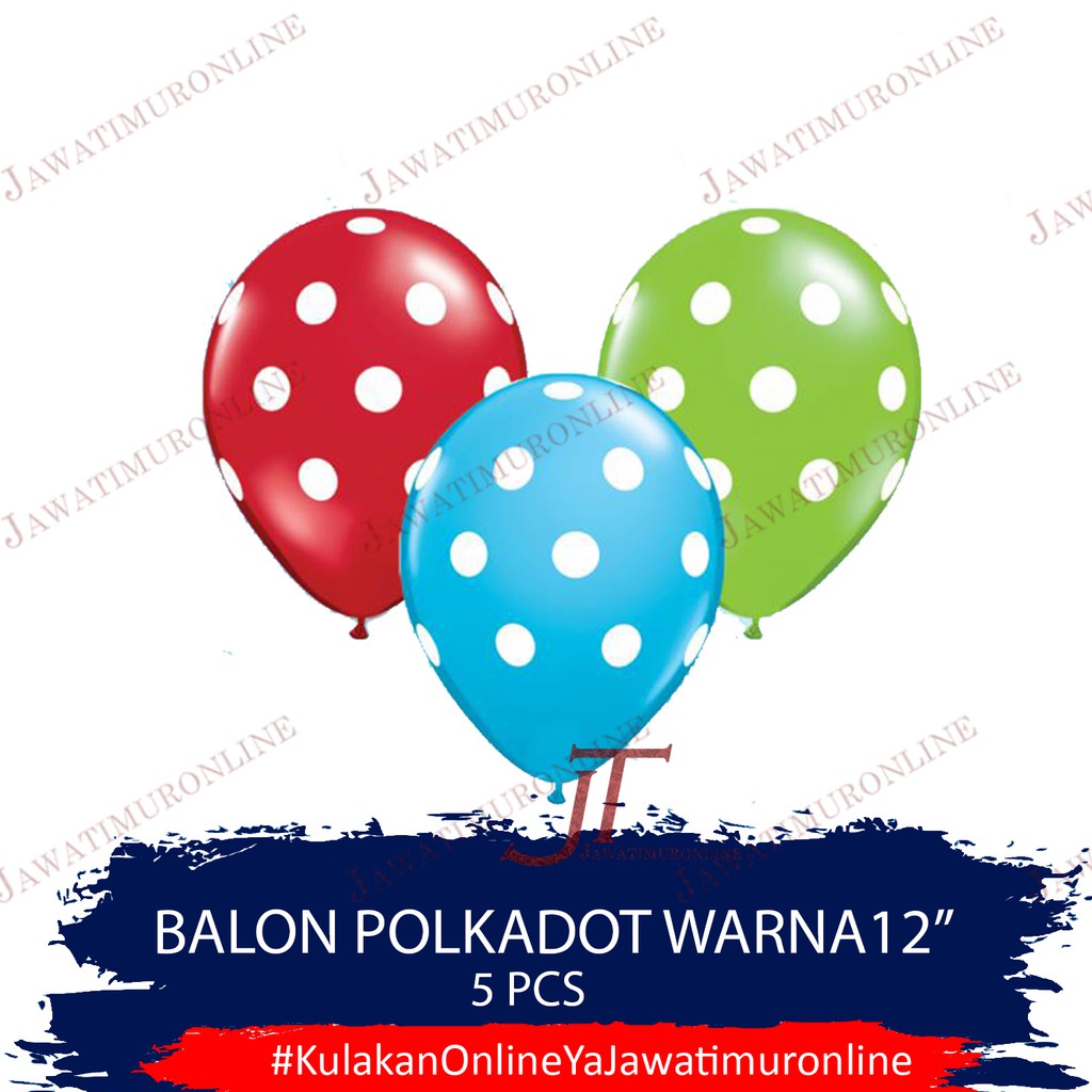 Detail Jual Balon Polkadot Nomer 28